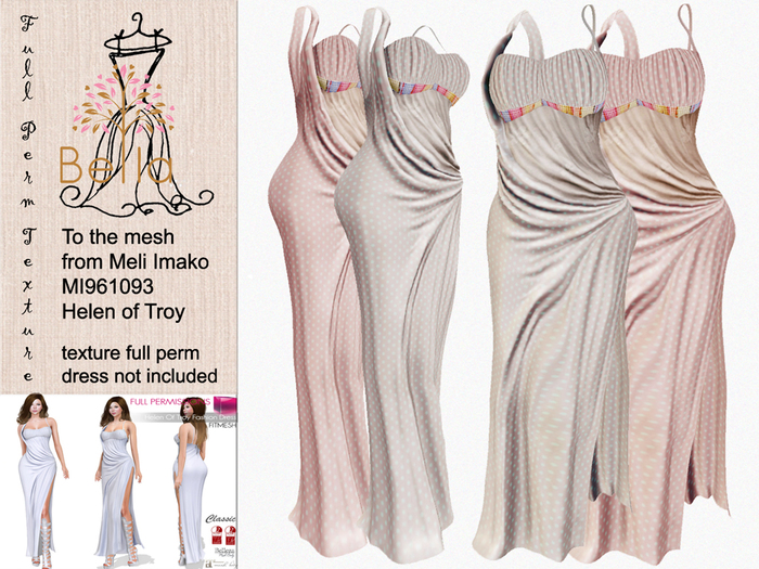 BELLA texture full perm - to the mesh MI961093 Helen of Troy 5