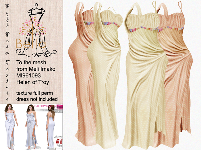 BELLA texture full perm - to the mesh MI961093 Helen of Troy 6