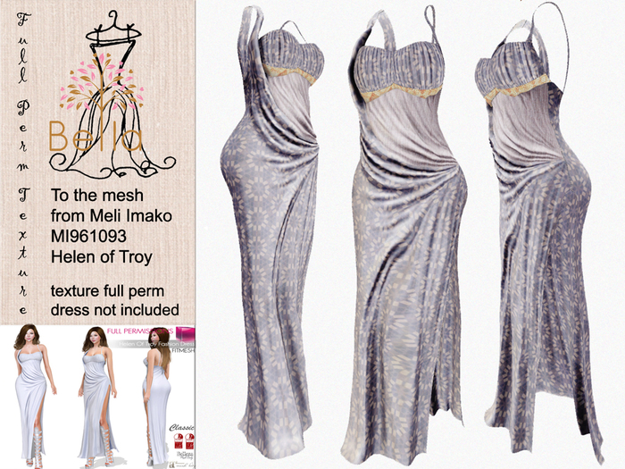 BELLA texture full perm - to the mesh MI961093 Helen of Troy 8