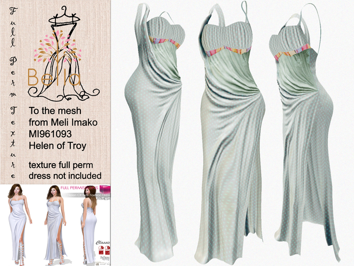 BELLA texture full perm - to the mesh MI961093 Helen of Troy 11