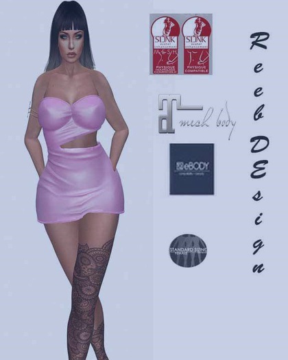 365 Reeb Design masal minidress Pink