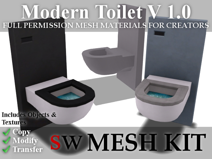 -SW- Mesh Kit - Modern Toilet V1.0 FULL PERMS