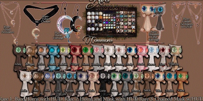 :[P]:-Lunefelis Gatcha:// Earrings- Tabs
