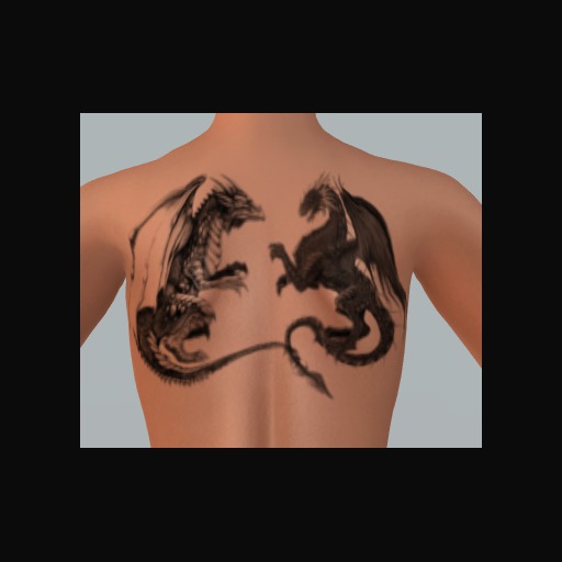 Dragon Love Back Tattoo Box