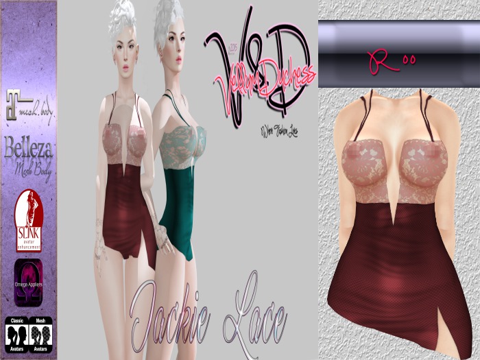 {V}-{D} Jackie Lace Dress [Roo]