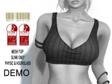 .:Bee:. MESH TankTop - Slink Physic & Hourglass DEMO *ADD/WEAR*