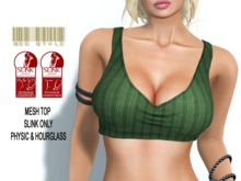.:Bee:. MESH TankTop Green - Slink Physic & Hourglass *ADD/WEAR