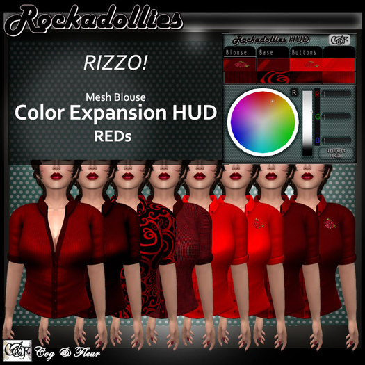 C&F Rizzo Blouse Expansion HUD - REDs