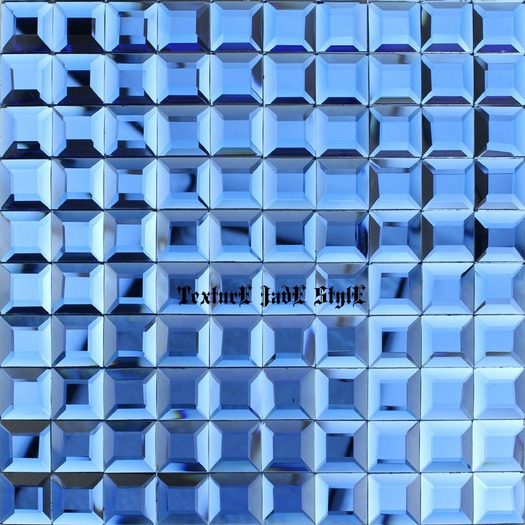 Texture Wall Glass Blue