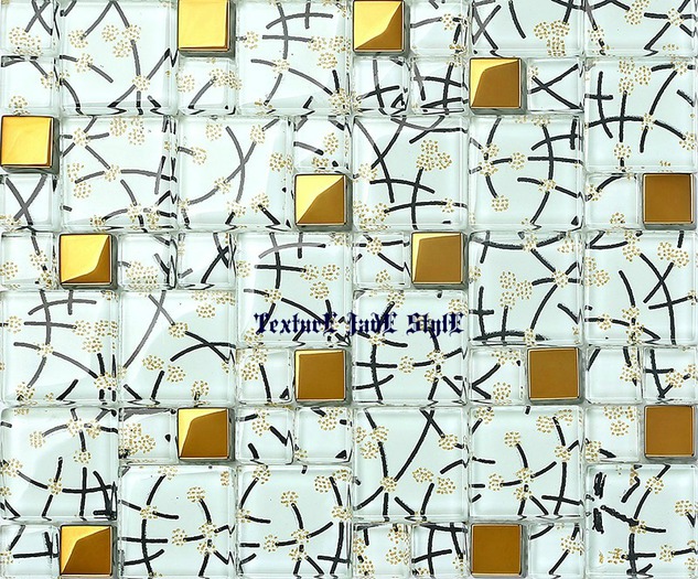 Texture Wall Gold Glass