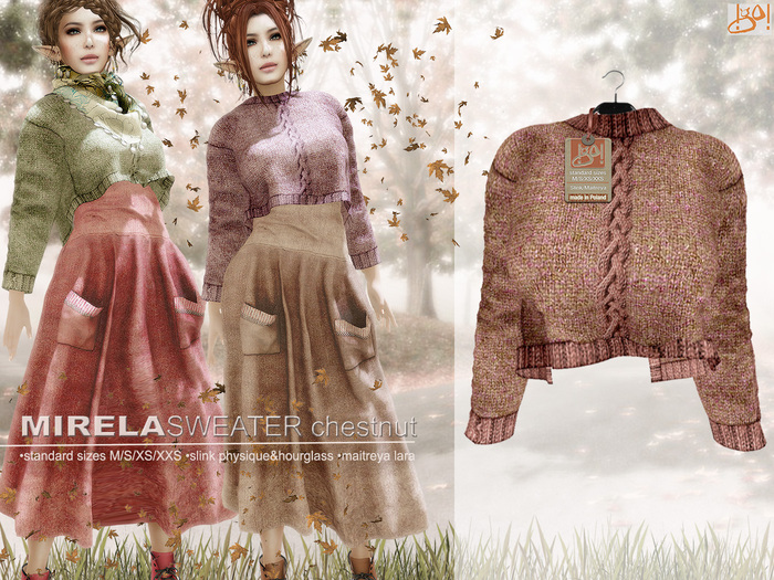 !gO! Mirela sweater - Chestnut