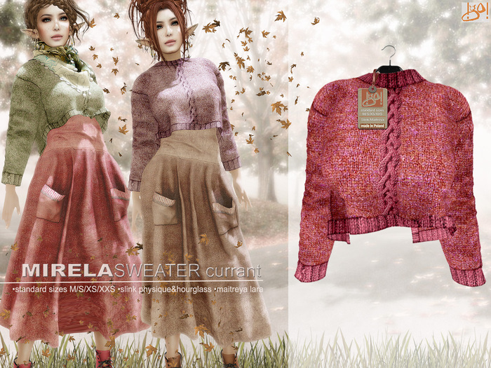 !gO! Mirela sweater - Currant