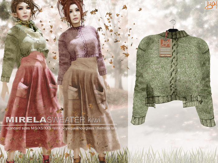 !gO! Mirela sweater - Kiwi