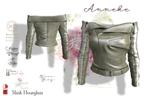 .::Pretty Anneke::. Single Jacket HUD - Stone Grey