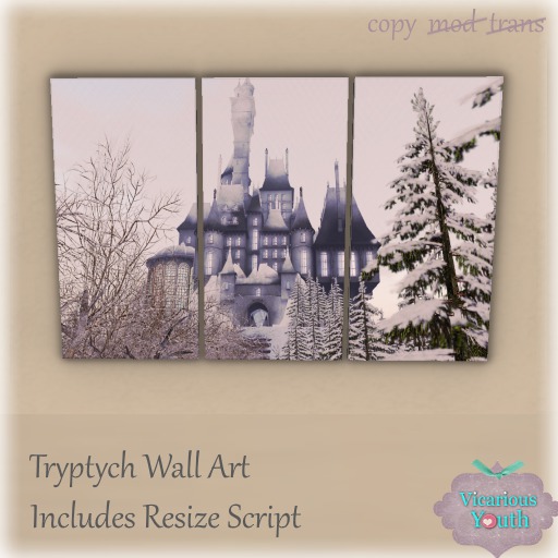{V*Y} Tryptych - Snowy Castle (resize)