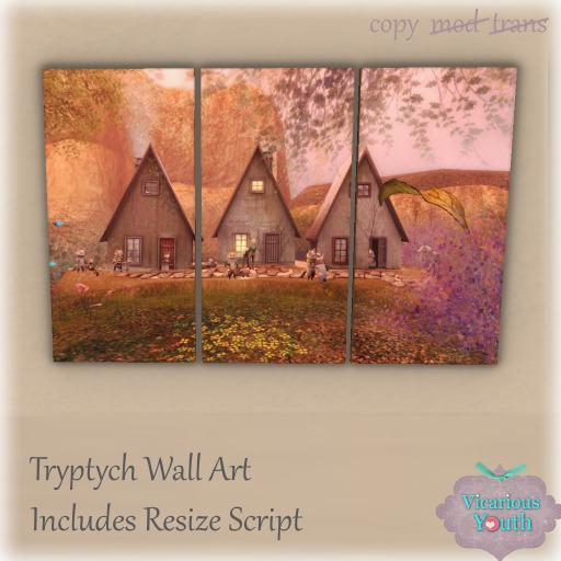 {V*Y} Tryptych - Animal Cottages (resize)