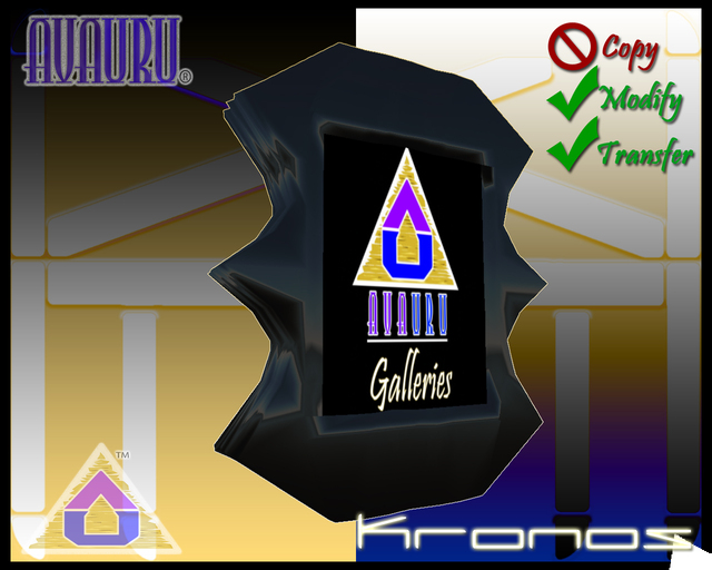Kronos Picture Frame - Gun Metal 