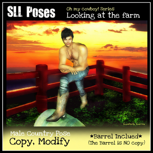 SLL Poses - CP - Looking at the Farm