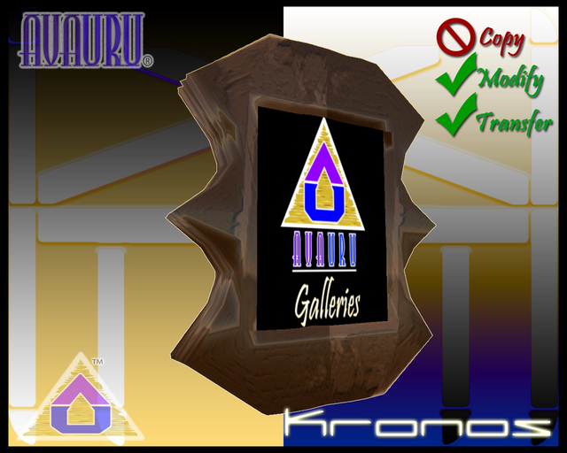 Kronos Picture Frame - Oak