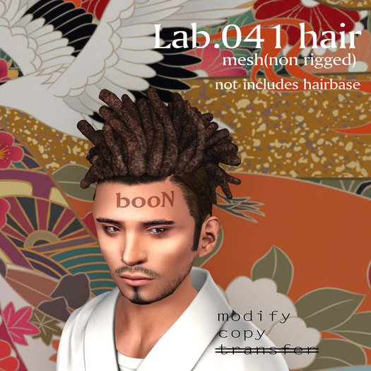 *booN Lab.041 hair black pack