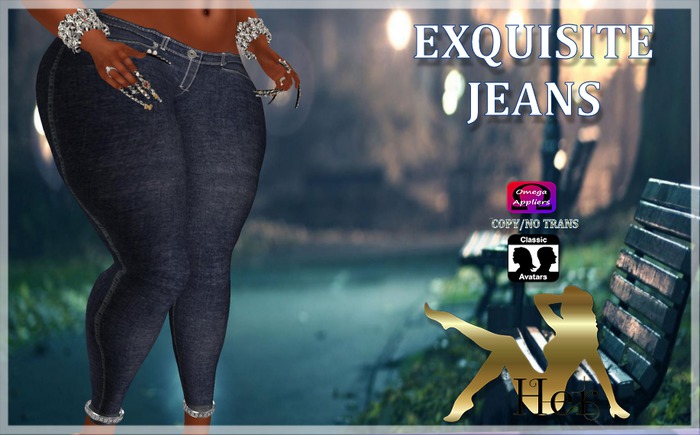 {CB} EXQUISITE JEANS DARK BLUE