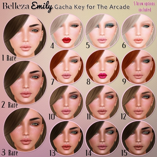 -Belleza- Emily Makeup 1 RARE
