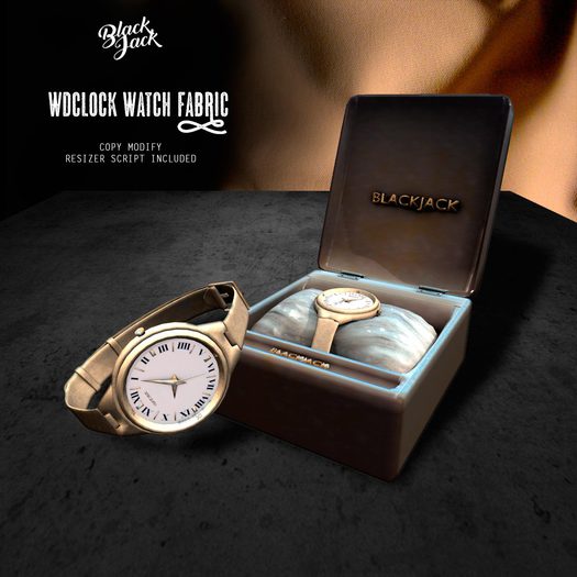 BJK * WdClock Watch Box (fabric)