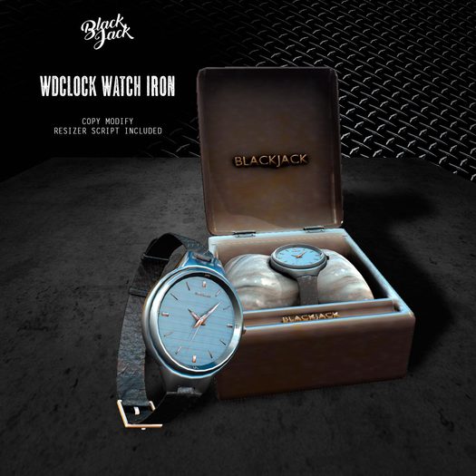 BJK * WdClock Watch Box (iron)