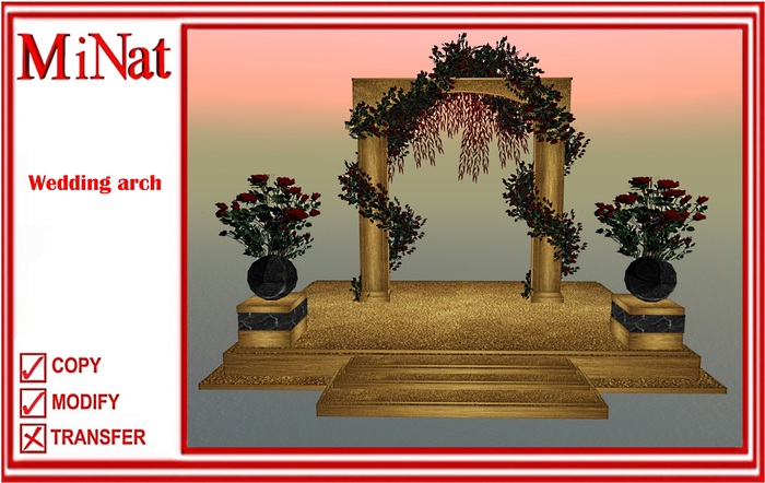 MiNat Wedding arch
