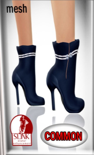 [GACHA COMMON] Dolce Cleo ::: Ankle Boots Slink High