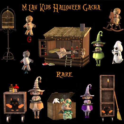 .:M.LAW:. Kid's Halloween CUte witch TWO