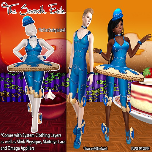 T7E: Crispy Cake Ballerina - Blueberry