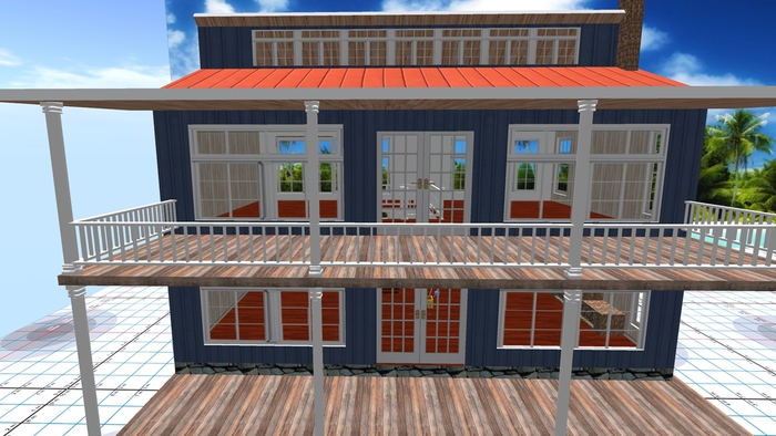 Blue Beach House Rezzer