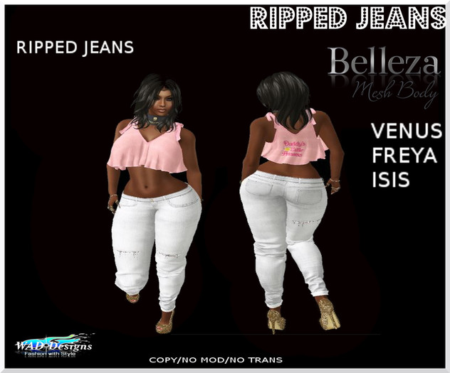 JEANS RIPPED BELLEZA