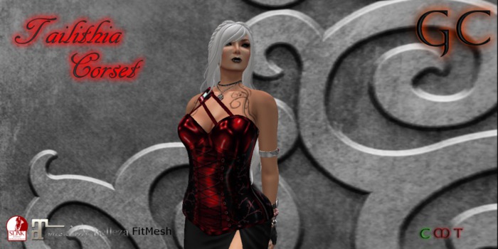 Tailithia Corset Red (boxed)