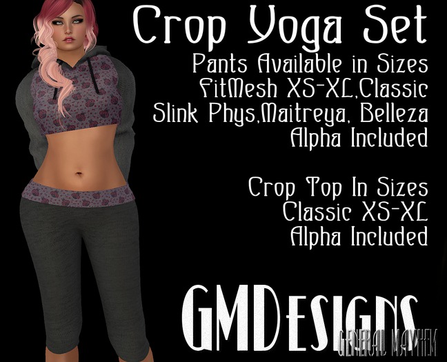 GMDesigns OUTFIT Ladybug Crop & Yoga