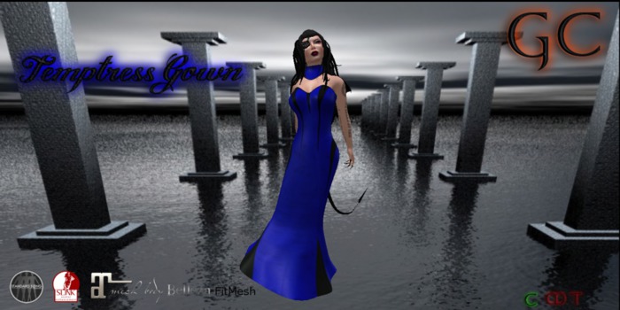 Temptress Gown Blue