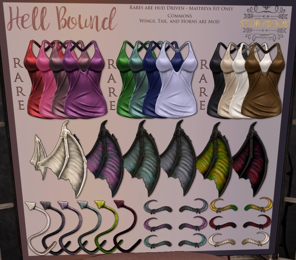 STORYBOOK Hell Bound Horns Lamia