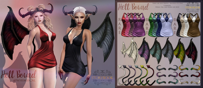 STORYBOOK Hell Bound Horns Wyvern