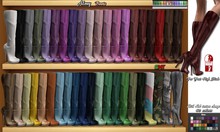R.F. Mesh Line - Almy Boots - With HUD 40 colors For High Slink Feet