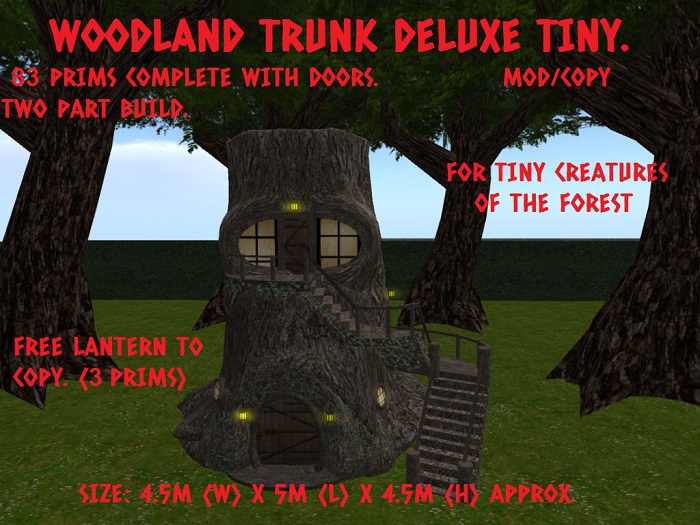 WOODLAND TRUNK DELUXE TINY