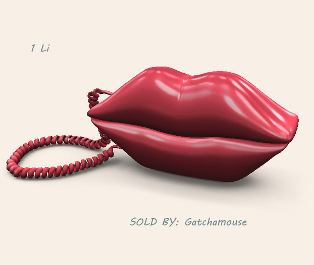 -tres blah- Eclectic Collection - Hot Lips Phone (Red)