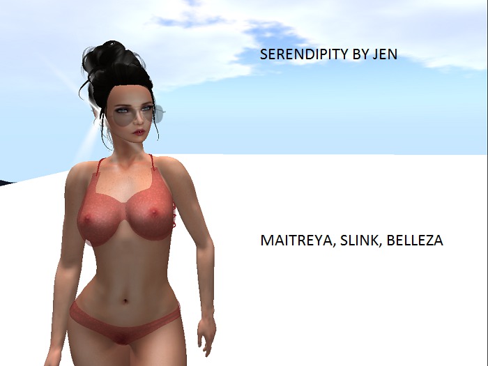 Serendipity RED SHEER UNDERWEAR