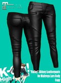 KO-H Hailey Skinny Leatherpants Maitreya - black