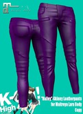KO-H Hailey Skinny Leatherpants Maitreya - purple