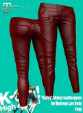 KO-H Hailey Skinny Leatherpants Maitreya - red