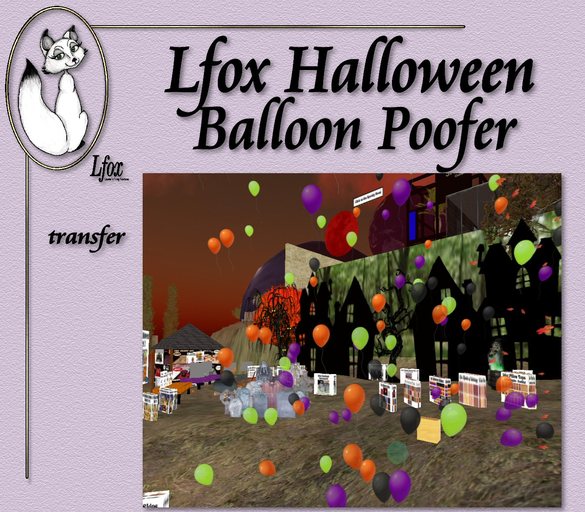lfox Halloween Balloon Poofer (boxed)