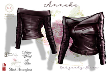 .::Pretty Anneke::. Single Jacket HUD - Burgundy**