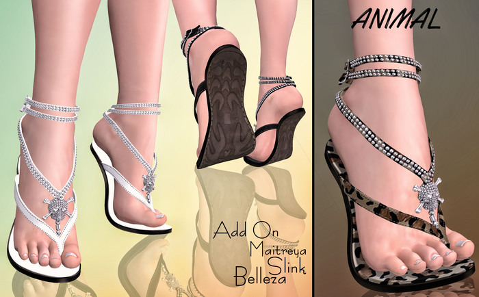 :ESSENCE:Tip Toe Thongs ANIMAL