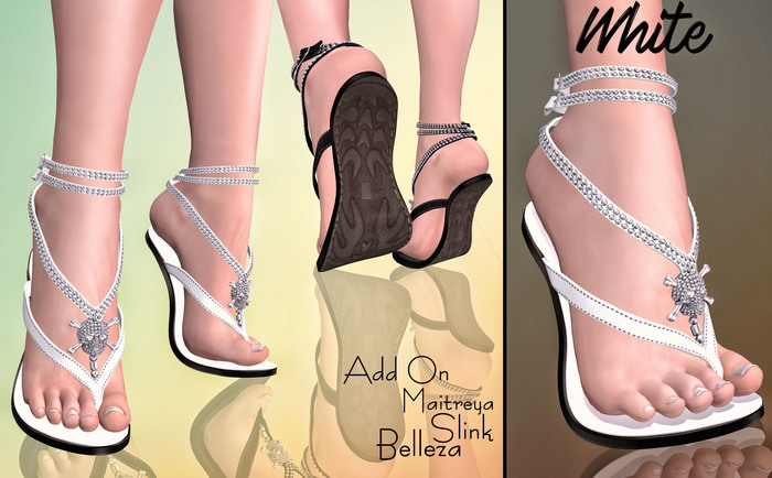 :ESSENCE:Tip Toe Thongs WHITE